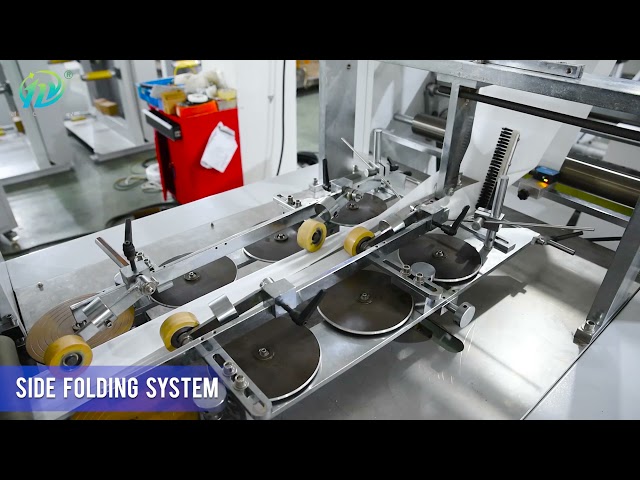 Máquina 100-300pcs/Min de Fried Food Paper Bag Manufacturing de las palomitas de la galleta del bocado