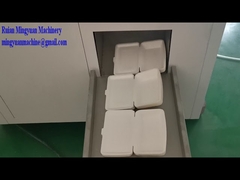 Prueba de funcionamiento de la máquina para cajas de almuerzo de papel recubierto de PE